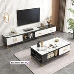 product_image_name-Generic-Ensemble Meuble TV 150cm et table basse moderne en bois et verre-1
