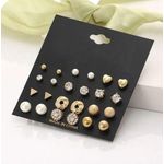 ensemble de boucles d'oreilles pour femmes