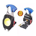 product_image_name-Generic-Lampe Torche LED Porte-Clés Multifonction 5 en 1 – Tournevis, Jeu d’Embouts, Allume-Cigarette-2