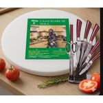 Pack Cuisine Premium : Ensemble de 8 Couteaux Professionnels & Planche à Découper