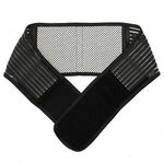 product_image_name-Generic-Ceinture Auto Chauffante - Bande Abdominale - Noir Gris-1