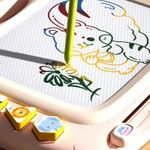 product_image_name-Arsuxeo-Planche à dessin magnétique de petite taille d’enfants, apprenant le cadeau éducatif de croquis de gravure de jouet pour les enfants de 36+ mois filles garçons-4