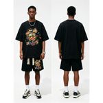 product_image_name-VEOUNDK-2-en-1 Ensemble short + T-shirt pour hommes - Noir-4