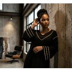 product_image_name-Mj Boutique-Robe caftan moderne marocaine crêpe léger -2