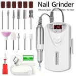 product_image_name-Generic-40000 tours portable rechargeable ongle polisseuse, faible bruit professionnel électrique perceuse à ongles, polisseuse et ponceuse, outils d'art à ongles à la maison-1