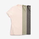 product_image_name-Kalenji-T-shirt Running Respirant Femme - Soft Gris Foncé-2