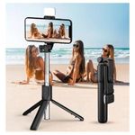 product_image_name-Generic-Selfie Bluetooth Trépied Stick avec Lumière LED + Télécommande-4