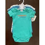 Pack de 3 barboteuse bébé garçon à manche courte