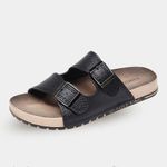 product_image_name-Banagat-Men Casual Half Palm Slippers Sandals Open Shoes Black-3