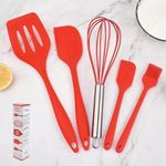 product_image_name-Generic-Ensemble ustensile de cuisine en silicone 5 pièces multicouleur-3