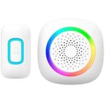 product_image_name-Rl-Sonnette sans fil à avec LED RGB porté de 150m / 60 variété de sonnerie-1