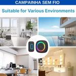 product_image_name-Rl-Sonnette sans fil à avec LED RGB porté de 150m / 60 variété de sonnerie-4