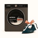 product_image_name-Astech-Machine à Laver 10Kg Inverter - MLV10F-N1003-LC + gift fer à repasser - Garantie 12 Mois - Classe A+++-1