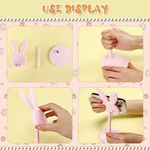 product_image_name-Generic-Support Téléphone Pliable Lapin – Réglable & Antidérapant – Design Kawaii Mignon pour Fille / Enfant – Accessoire Bureau Smartphone Universel-7