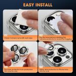 product_image_name-Generic-Pour Tecno Camon 40 Pro 4G Kalebol Objectif Caméra Individuel Protecteur de Bague Diamant-3