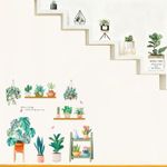 product_image_name-Generic-Sticker mural imperméable Plante en pot - Décoration de chambre d'enfant - Décoration intérieure - Stickers muraux autocollants à faire soi-même-8