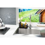 product_image_name-Generic-Égouttoir de cuisine avec panier de rangement pour ustensiles et produits d'entretien-2