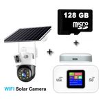 product_image_name-Generic-Camera Solaire Wifi + Routeur 5G Wifi Portable + MicroSD 128Go-1