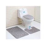 Set de 3 pièces Salle de bain - Toilette + Lavabo + Baignoire/Douche - 