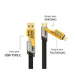 product_image_name-Generic-Câble de données multi-charge 4 en 1 Câble USB C à charge rapide 65W-5