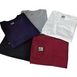 Pack 5 t-shirt - Col rond - 100% coton - multicolore