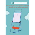 product_image_name-Louna-Tableau 2 en 1, double face pour enfants, double face, Pliable,réglable, leger -Bleu-2