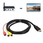 product_image_name-Generic-Câble vidéo audio HDMI TO AV / 3RCA TV HDMI à AV / 3RCA-1