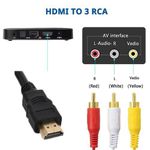 product_image_name-Generic-Câble vidéo audio HDMI TO AV / 3RCA TV HDMI à AV / 3RCA-3
