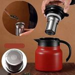 product_image_name-Generic-Bouteille isotherme à double couche, tasse à café ou à thé, thermos de bureau, bouilloire d'eau chaude, gobelet isolé (Taille : 680 ml)-1