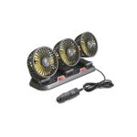 Ventilateur Refroidissement Fine Portable / Rechargeable- Pour Voiture - 3 Têtes 