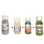 Gamme 4 Huiles Repousse Cheveux - Ail, Ricin, Coco, Jojoba) 30 ml