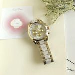 product_image_name-Fashion-Hommes Chaîne Horloge Montres Mode Formal Acier Poignet Classique - Or Blanc-2