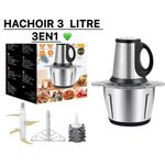 Hachoir électrique 3litres 3 en 1