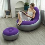 product_image_name-General-Canapé Gonflable Portable + Repose-Pieds + Pompe Électrique - Violet-4