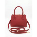 product_image_name-Generic-Sac à Main Femme Lala – Rouge – Cuir Véritable Grainé – Double Anse & Bandoulière-1