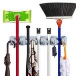 product_image_name-Generic-Support de rangement mural pour support de rangement pour organisateur de balai, (5 positions et 6 crochets)-1