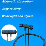 product_image_name-Generic-Écouteurs Bluetooth Sans Fil Halter Neck, Casque Noir-7