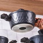 product_image_name-KARACA-Biodiamond Batterie De Cuisine 6 Pièces Avec Poignée Antibactérienne-3