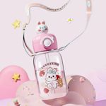 Bouteille d'eau Big Belly pour enfants avec autocollants - Gourde