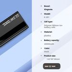 product_image_name-Kingnote-Banques de puissance mobile rapide 20 000 mAh 22,5W Type C Chargeur ultra mince portable-6
