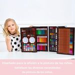 product_image_name-Generic-Coffret de 145 crayons aquarellables, kit de dessin professionnel, fournitures scolaires-7