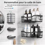 Étagères pour toilette 5pcs