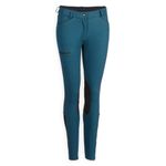 product_image_name-Fouganza-Pantalon Équitation Femme 150 Basanes Agrippantes Bleu Pétrole-1