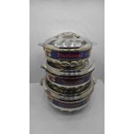 Ensemble de 3 Pièces de bols isotherme 24H- inox durs