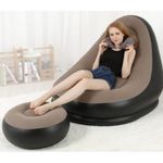 product_image_name-Generic-Canapé gonflable floqué unique canapé-lit sieste chaise longue avec repose-pieds-2