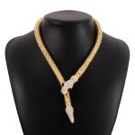 product_image_name-Fashion-Collier Serpent en Or pour Femmes-3