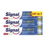 SIGNAL Lot de 3 Dentifrices 75 ml – Intégral 8 Fraîcheur Intense – Protection Totale 8 Actions