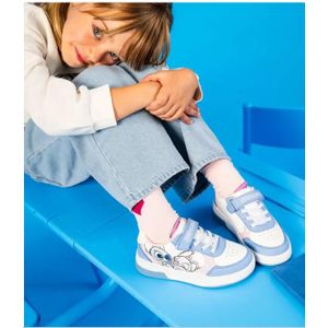 Baskets avec motif Stitch et semelle lumineuse fille - Disney blanc