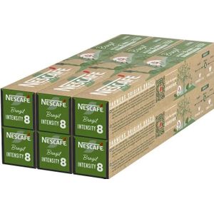 Nescafe Pack de 60 Capsules Nescafé Farmers Origins Brazil - Intensité 8 Lungo - 100% Arabica - Compatible Nespresso (6 Boîtes de 10)