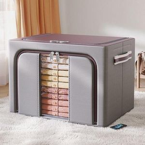 Sac De Rangement En Tissu Oxford 66L, Sac De Rangement Pour Lit, Sac De Rangement Pliable